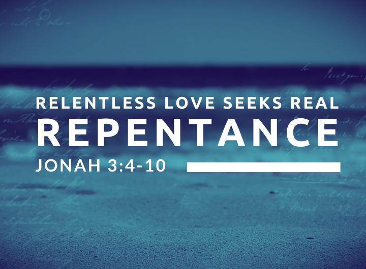 Repentance sermon series at Coggin Church on turning from sin
