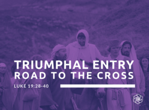 Congregation celebrating Jesus’ triumphant entry during Palm Sunday at Coggin Church