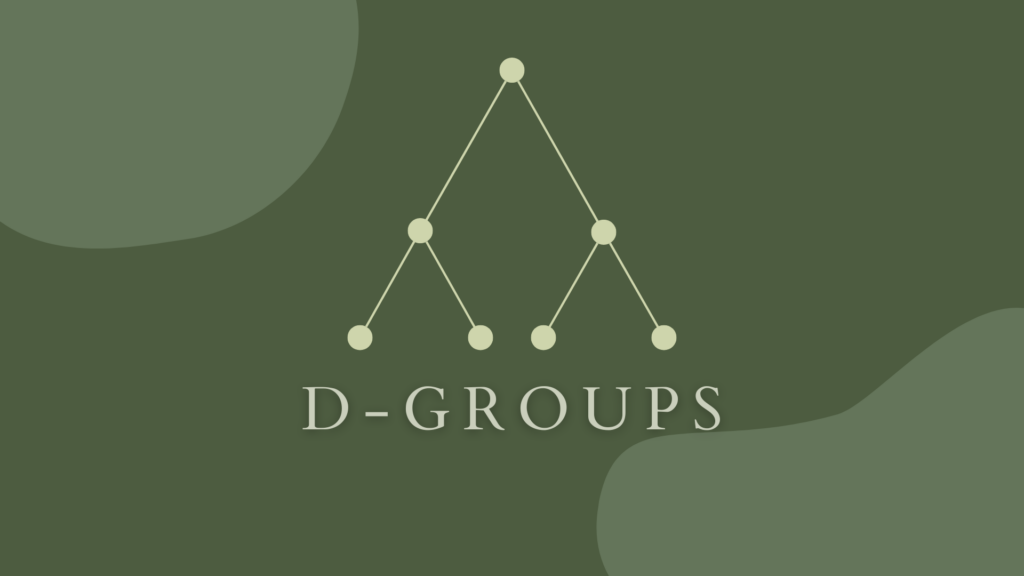 Group of people studying the Bible together during D-Group Launch 2026 at Coggin Church