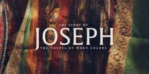 Sermon series graphic showing Joseph’s multicolored robe, symbolizing God’s redemptive work through Joseph’s story in Genesis.