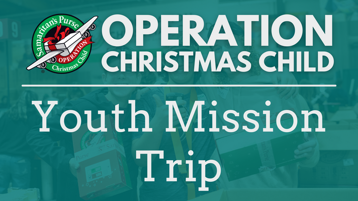 Operation Christmas Child Youth Trip 2026 with Coggin Youth serving at the Dallas/Fort Worth processing warehouse
